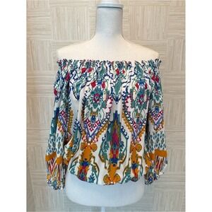 Christian Siriano New York Off-the-Shoulder Boho Blouse - Size Small